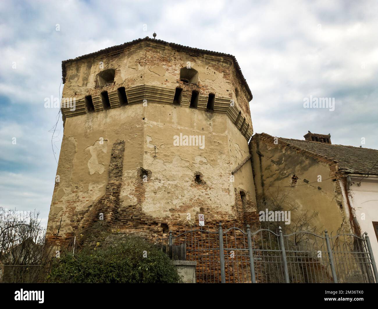 Sibiu, Siebenbürgen, Rumänien, alte Stadtbefestigung Stockfoto