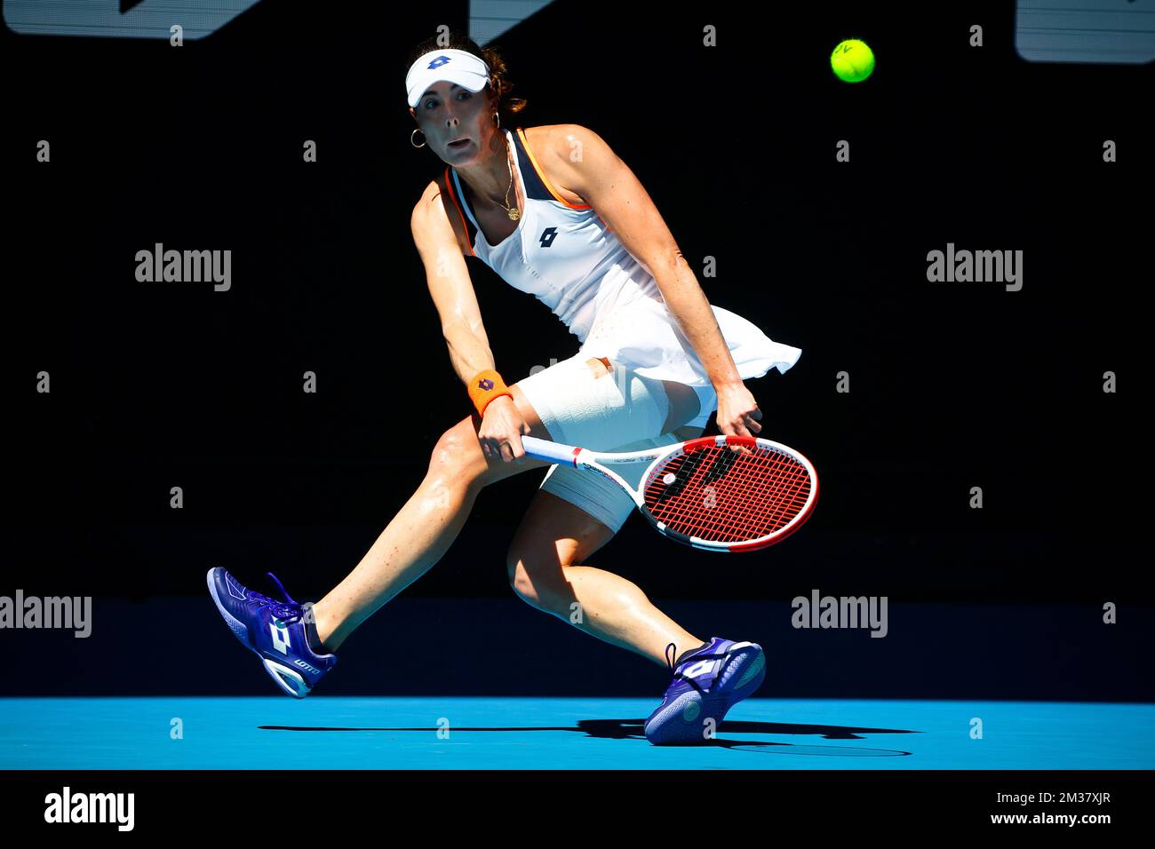 Französischer Alize in Aktion während eines Tennisspiels