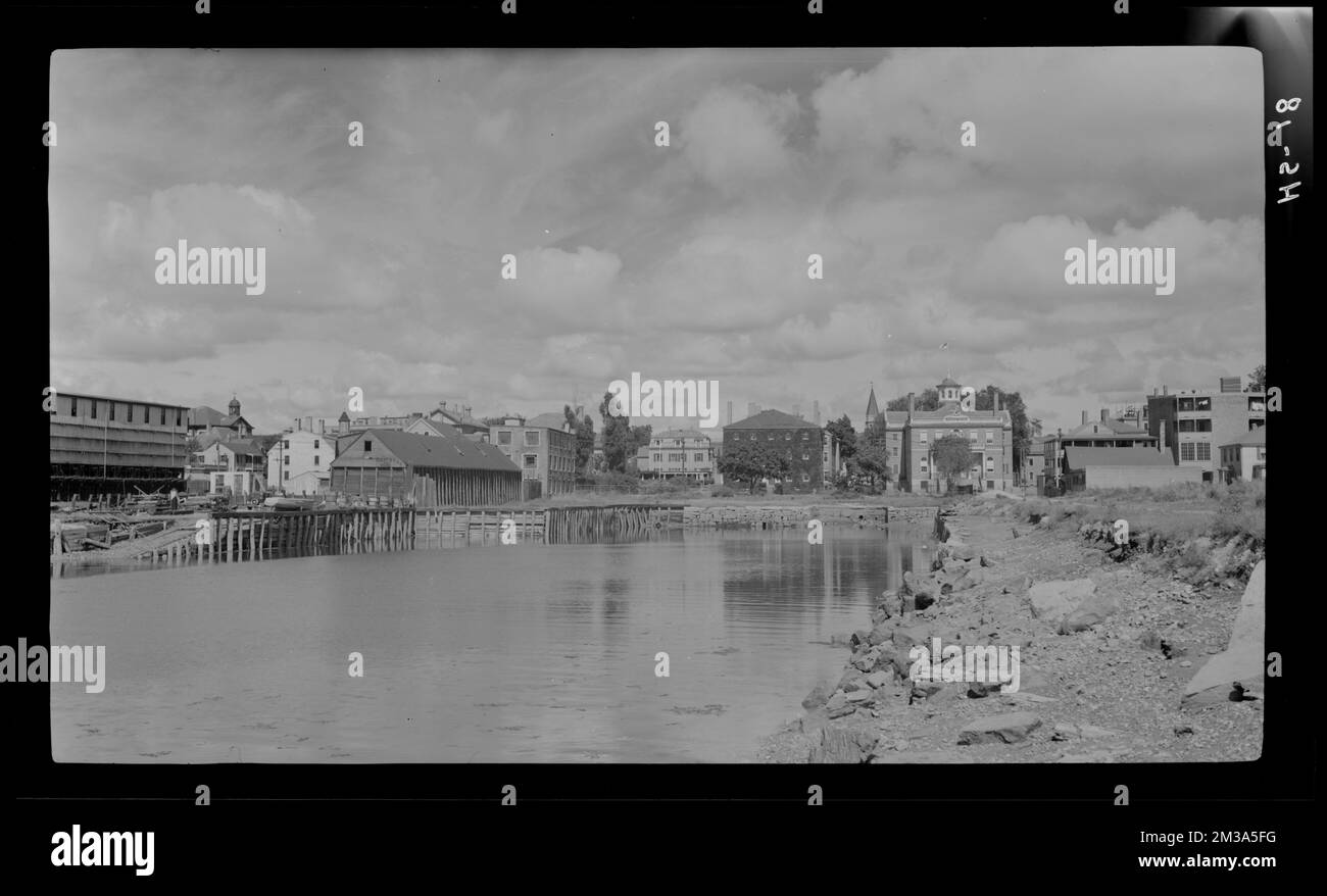 Historisches Salem, Abbildung 18, Wohnungen. Samuel Chamberlain Fotosammlung Negatives Stockfoto