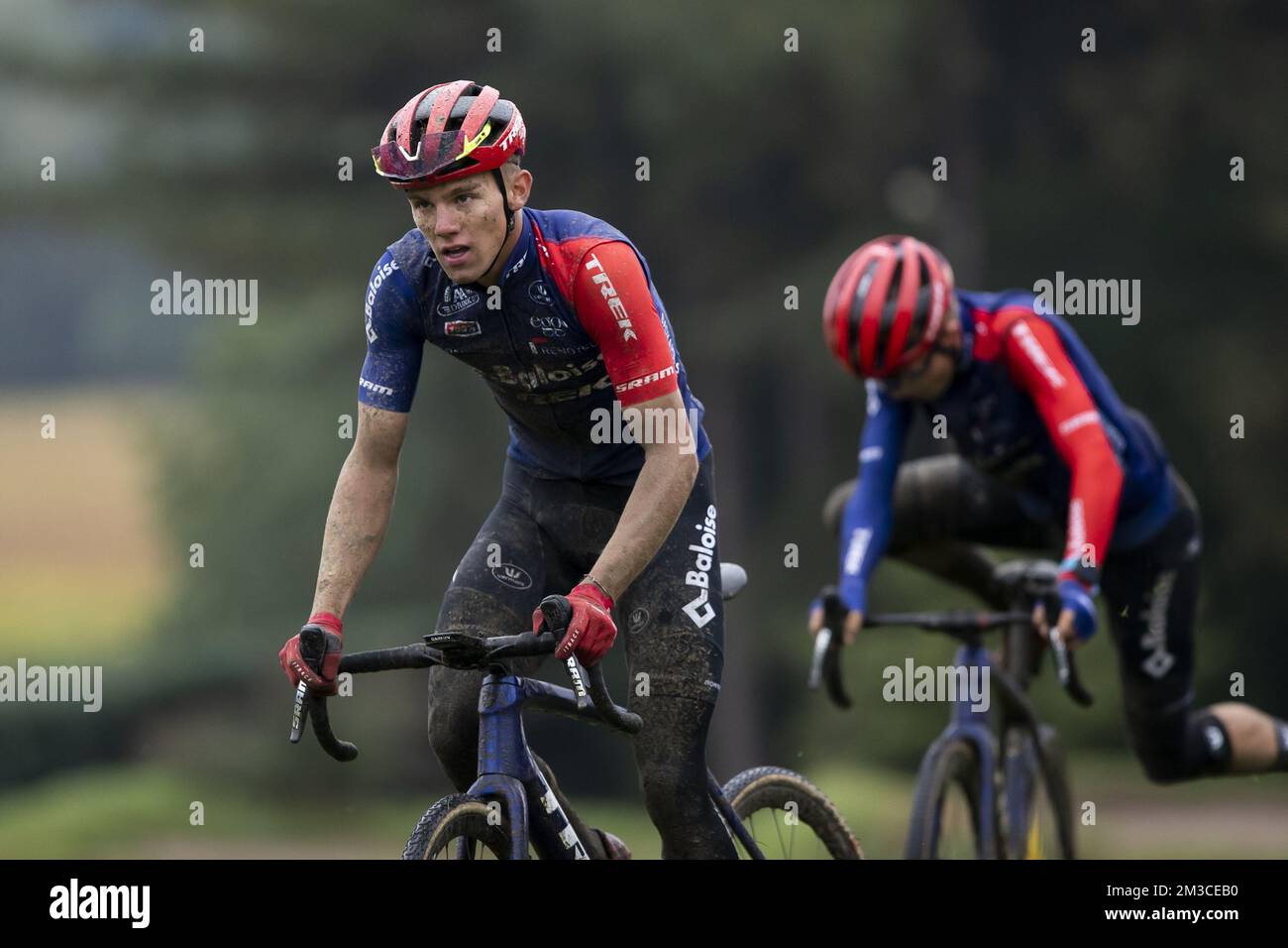 Der Belgier Thibau Nys wurde während der Teampräsentation des