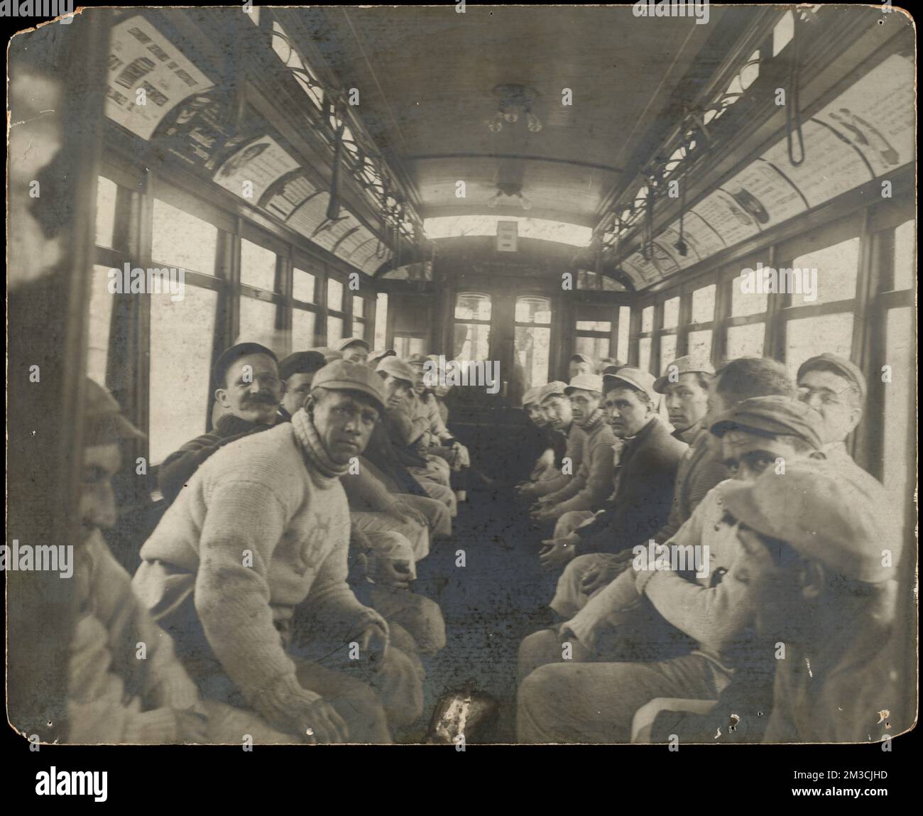 Im Training in Hot Springs , Baseballspieler, Baseballmanager, Boston Red Sox Baseball Team, Young, Cy, 1867-1955, McGreevy, Michael T., Collins, Jimmy, 1870-1943. Michael T. - Nuf CED - McGreevy Collection Stockfoto