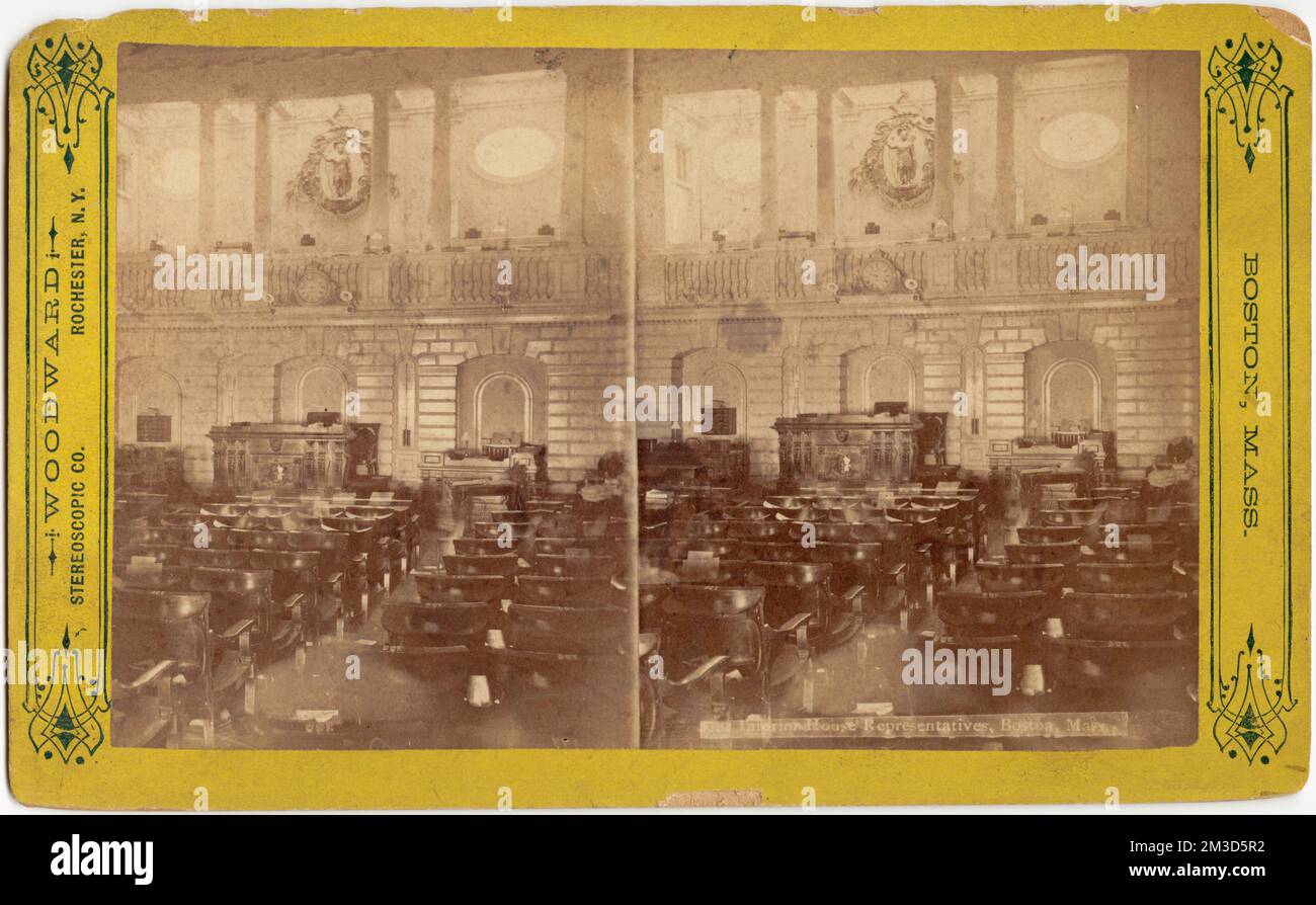 Innenministerium, Repräsentanten Des Hauses, Boston, Mass. , Regierungseinrichtungen Stockfoto