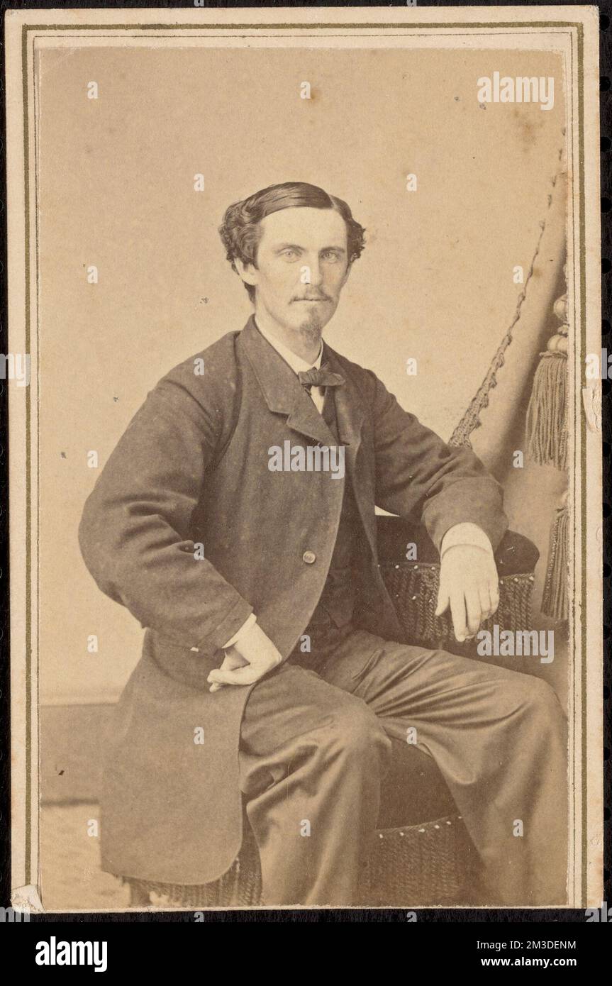 John E. Colvine, Carte de Visite Collection Stockfoto