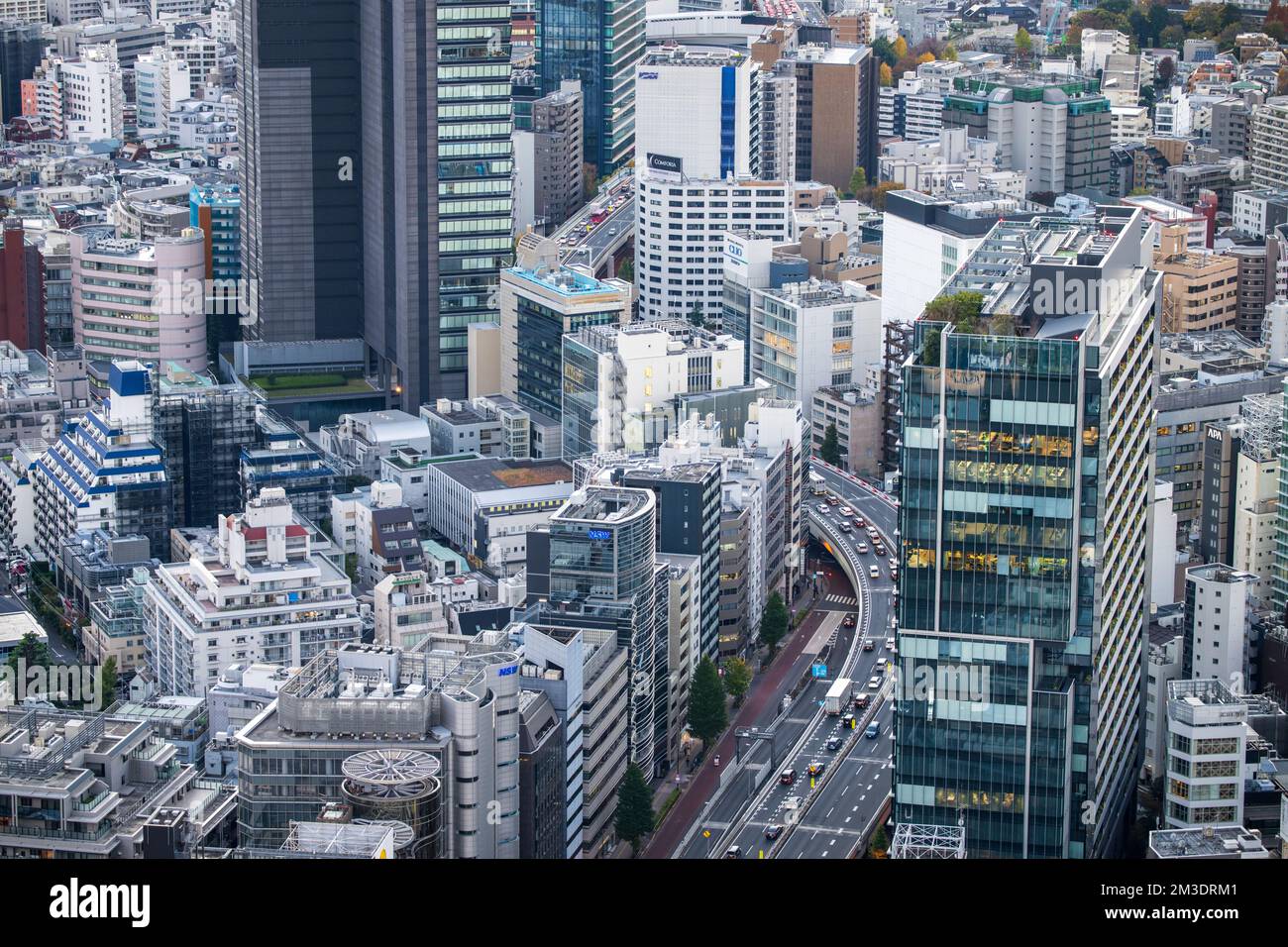 Die Metropolis von Tokio aus der Sicht des Shibuya Sky Stockfoto