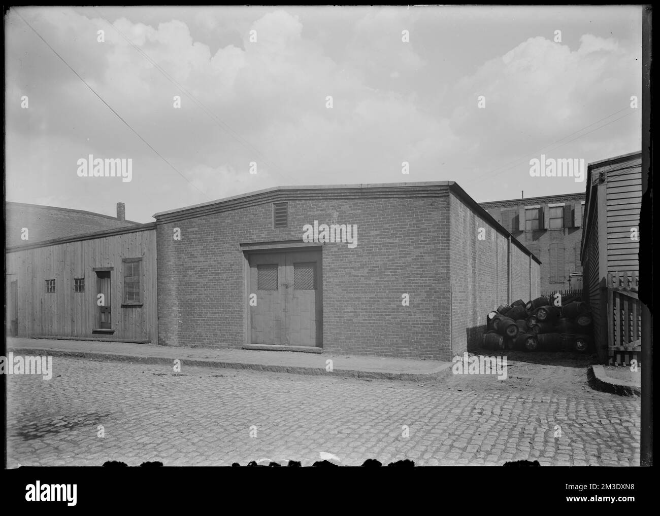 Lathorp Pub. Co Sleeper St. , Industriebetriebe, Boston Wharf Company Collection Stockfoto