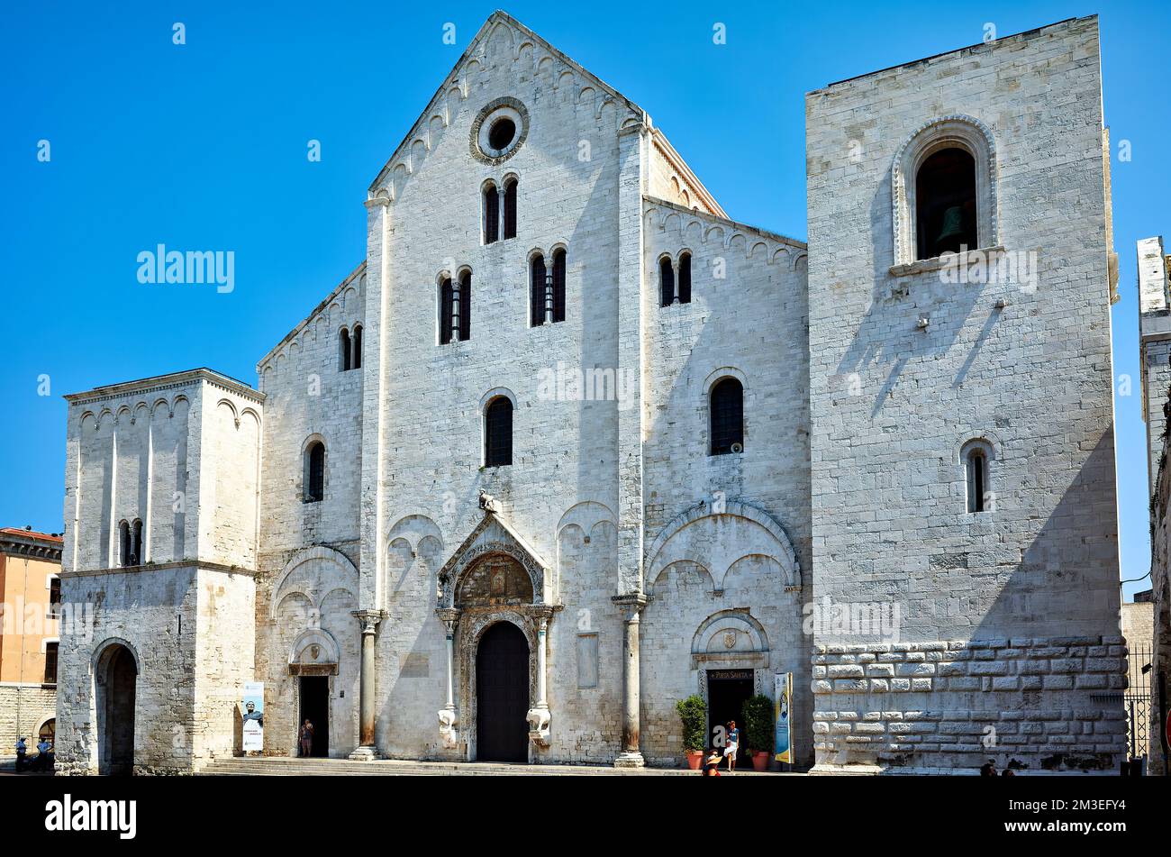 Apulien Apulien Italien. Bari. Die päpstliche Basilika des Heiligen Nikolaus Stockfoto