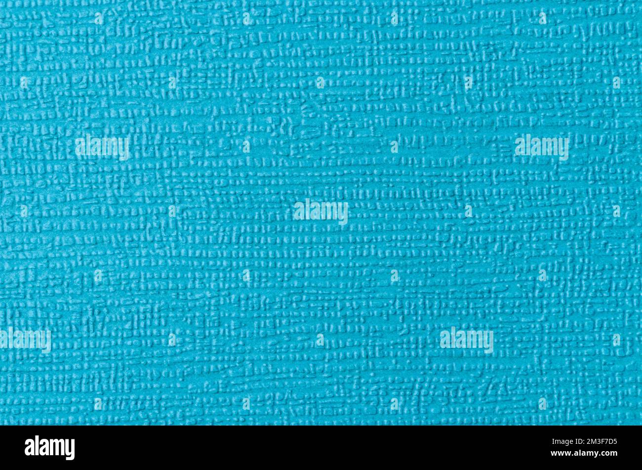 Blauer klassischer, grundierter Textilhintergrund des Künstlers als Textur Gittermuster Makrofotografie Copy Space Design-Vorlage für die Präsentation. Stockfoto