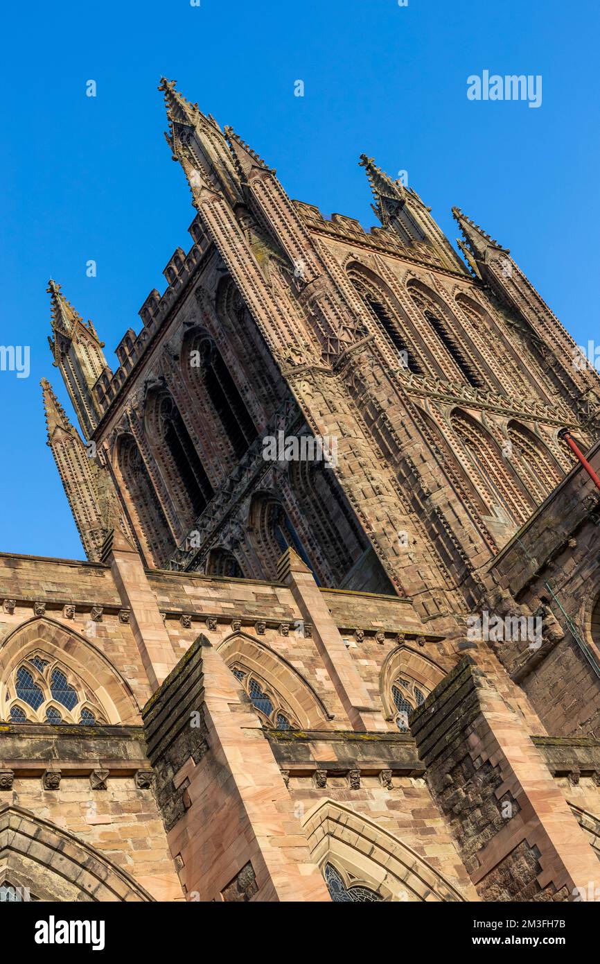 Hereford Kathedrale, Hereford. Stockfoto