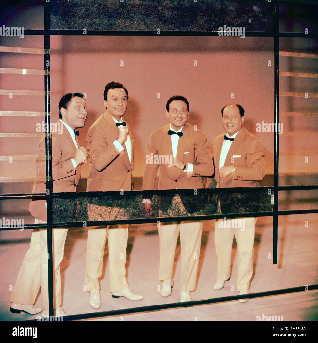 Mike macht alles, Musikshow, Schweiz/Deutschland 1960 - 1963, Mitwirkende: das Quartett Radar Stockfoto