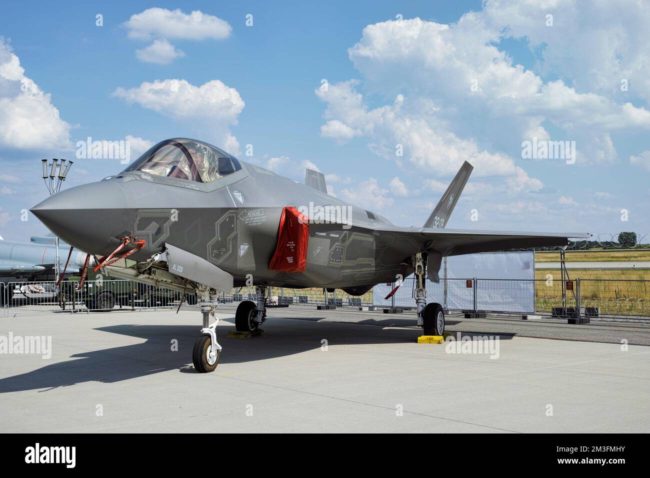 Lockheed Martin F-35 Stealth Fighter Jet ist auf der ILA 2022 Berlin Schönefeld ausgestellt Stockfoto