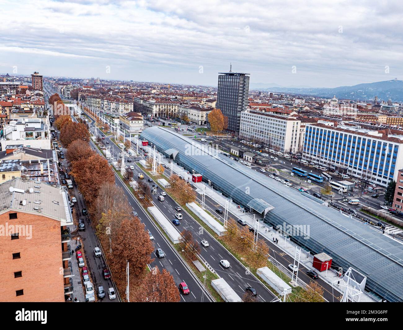 Panoramica della citta di torino Fotos und Bildmaterial in hoher