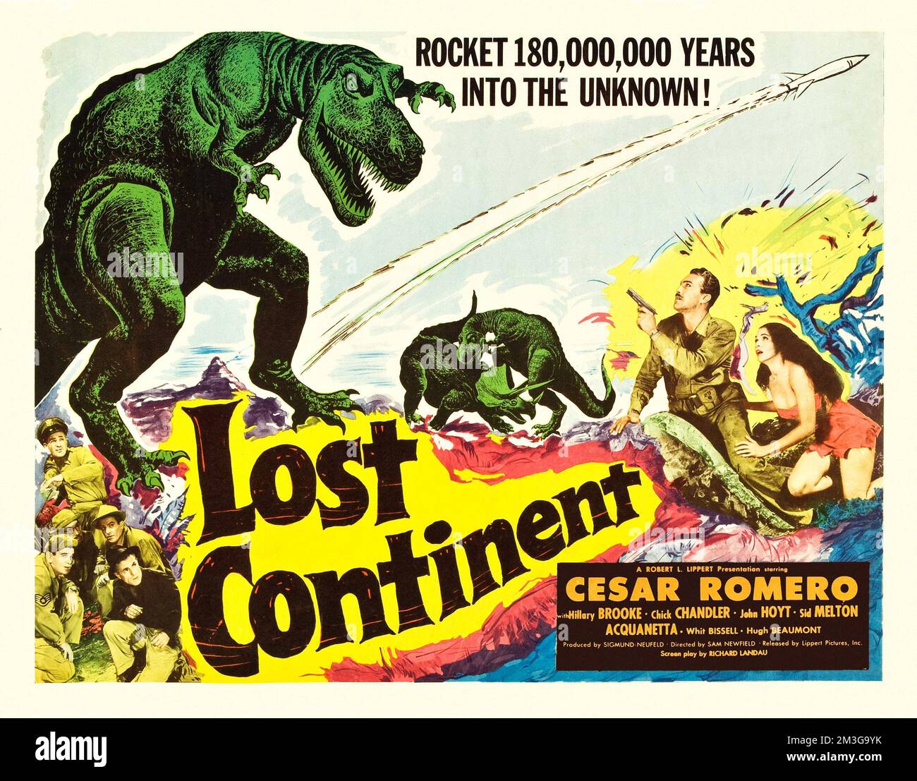 Das Land Unkown Stockfoto