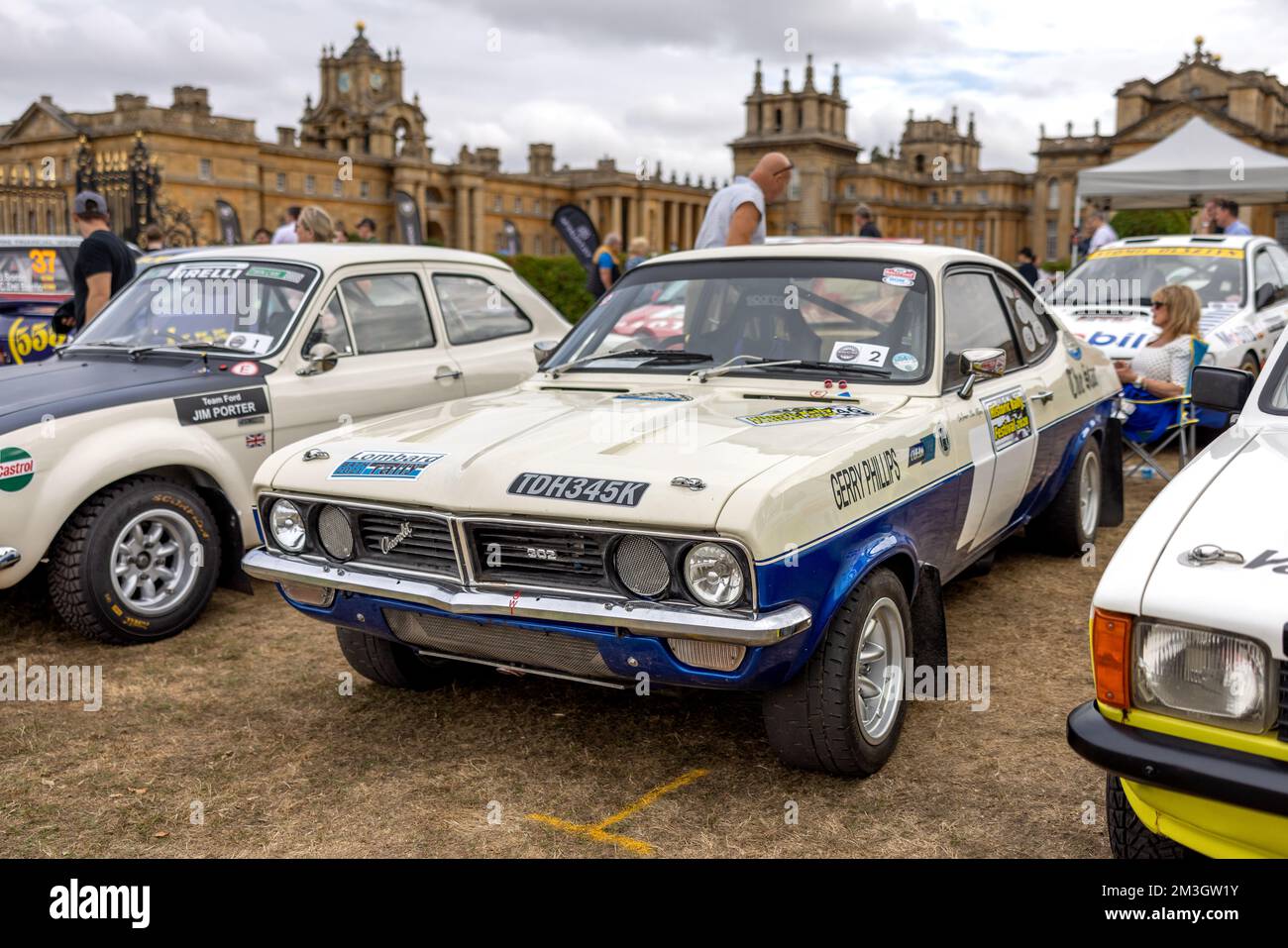 1972 Chevrolet Firenza „TDH 345K“ wird auf der Motormesse Concours d’Elégance Supercar am 4.. September 2022 im Schloss Blenheim ausgestellt. Stockfoto