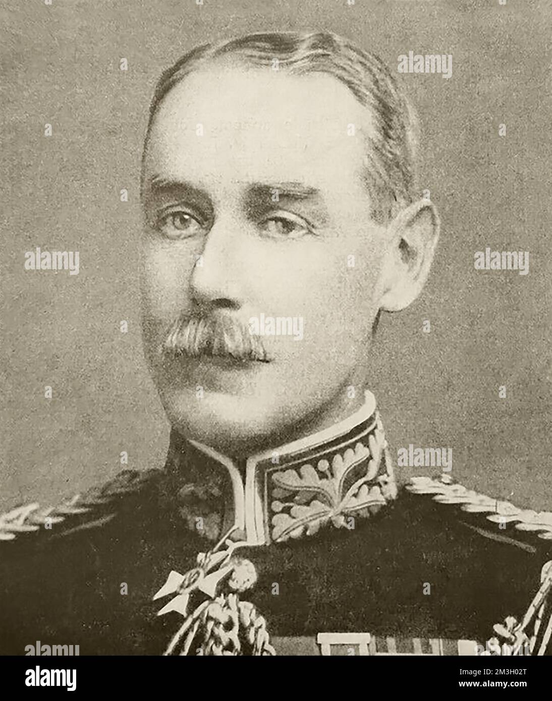 Generalleutnant Sir Archibald James Murray, Chef des kaiserlichen Generalstabs im Militärhauptquartier in London. Foto von 1915. Stockfoto