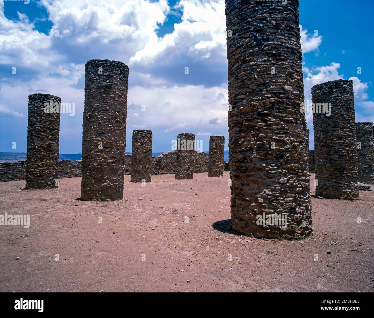 Archäologische Stätte La Quemada Stockfoto