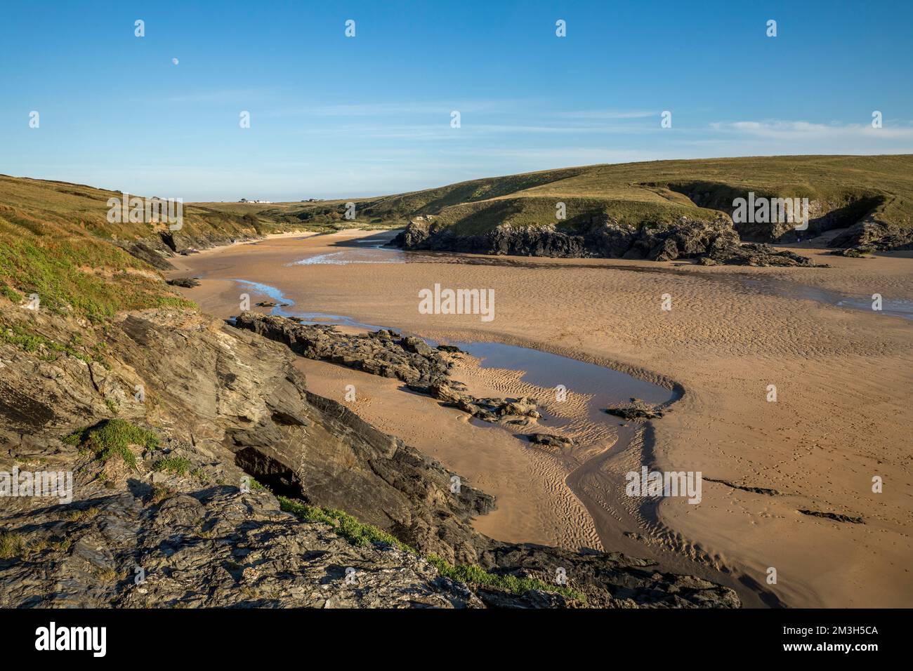 Polly Witz; Looking Inland; Cornwall; UK Stockfoto