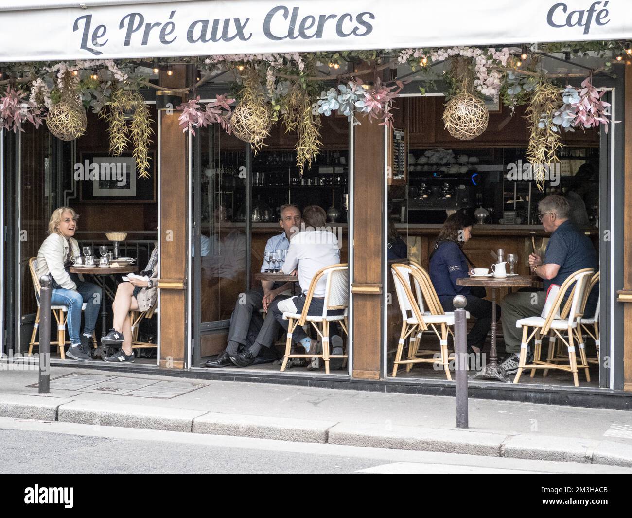 Le Pre aux Clercs Restaurant, Paris, Frankreich Stockfoto