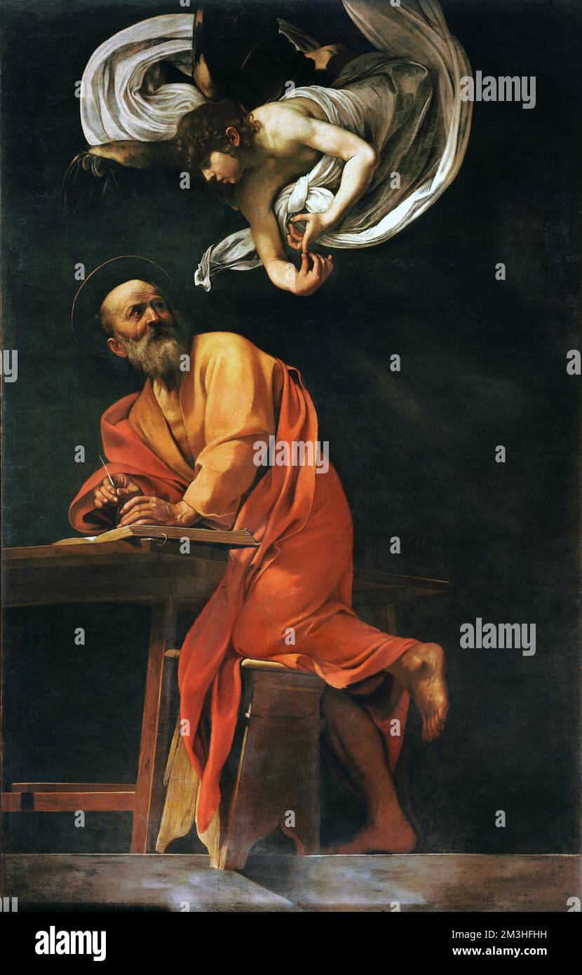 Michelangelo Merisi da Caravaggio (15711610) Titel die Inspiration des Heiligen Matthäus Teil