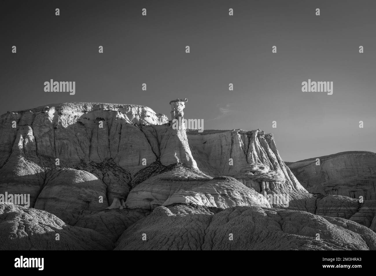 Foto aus der Ah-Shi-SLE-Pah Wilderness, einer abgelegenen Gegend im Zentrum von New Mexico, USA. Stockfoto