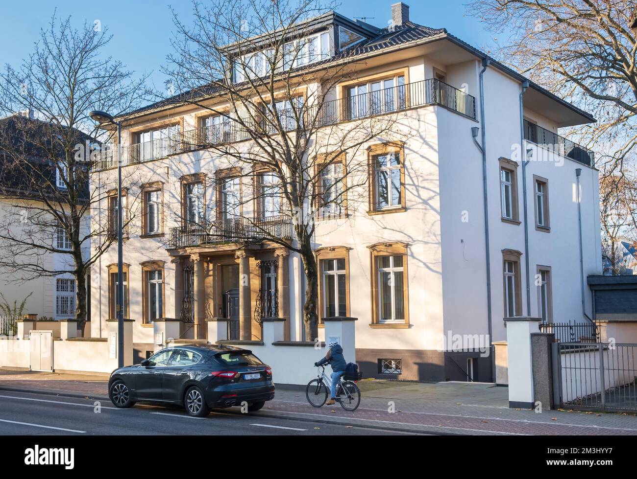 Hier in diesem Haus fand am 4. Januar 1933 ein Treffen zwischen Franz van Papen und Adolf Hitler im Haus des Bankiers von Schroeder statt Stockfoto