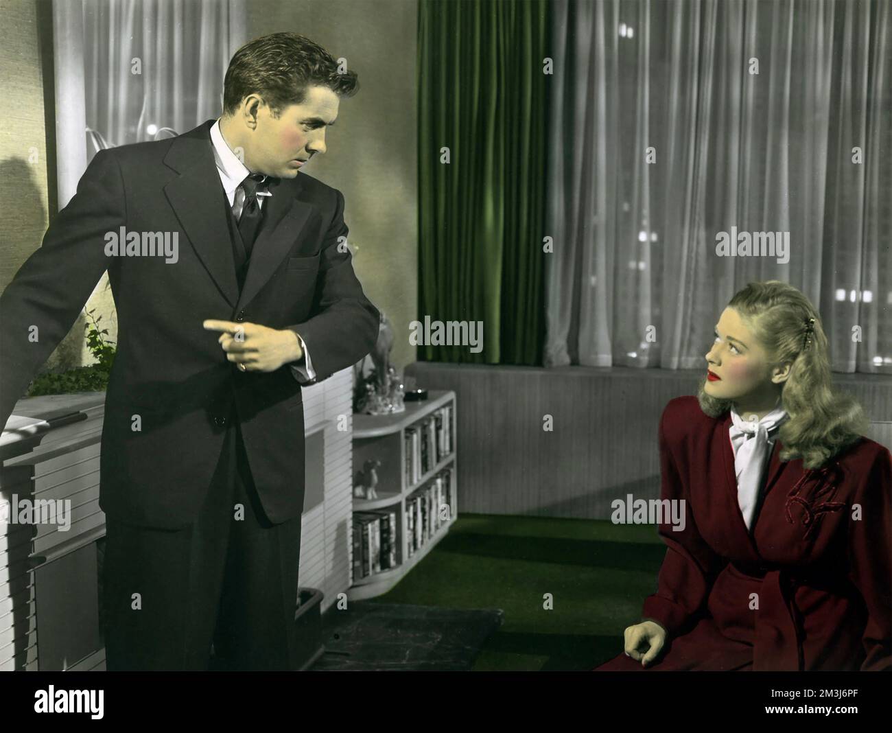 ALBTRAUMGASSE 1947 20. Century Fox Film mit Tyrone Power und Coleen Gray Stockfoto
