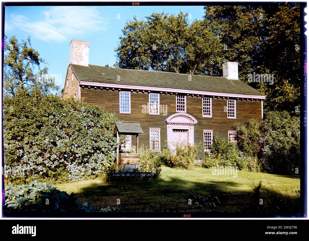 Newbury, The Short House, Architektur, Wohnungen, Wells. Samuel Chamberlain Fotosammlung Negatives Stockfoto