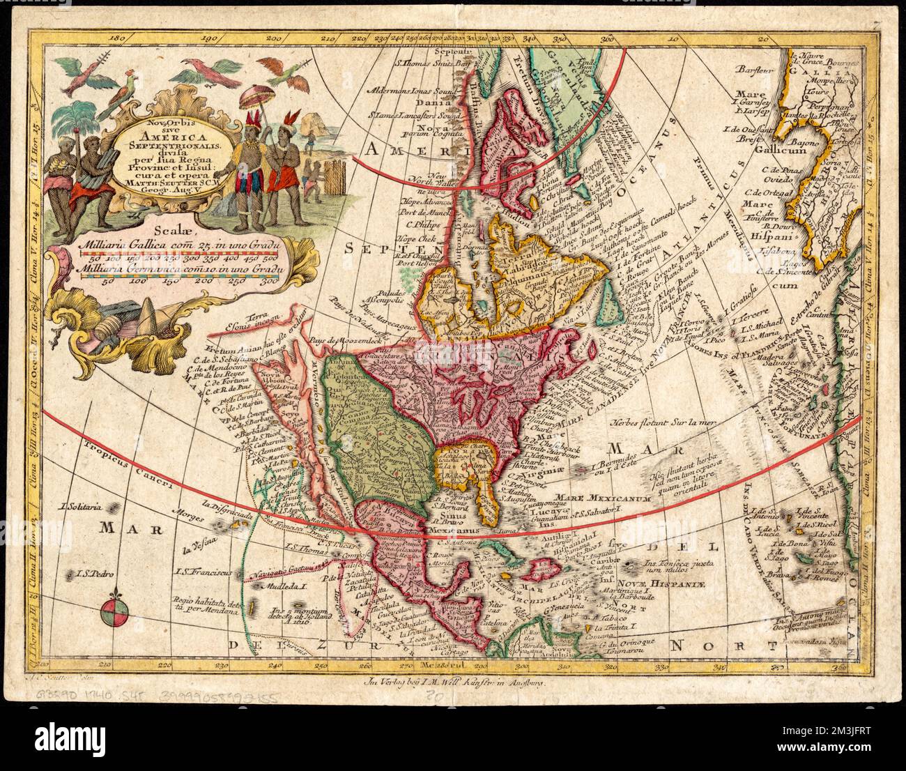 Nov[US] orbis sive America septentrionalis, divisa per sua regna ...