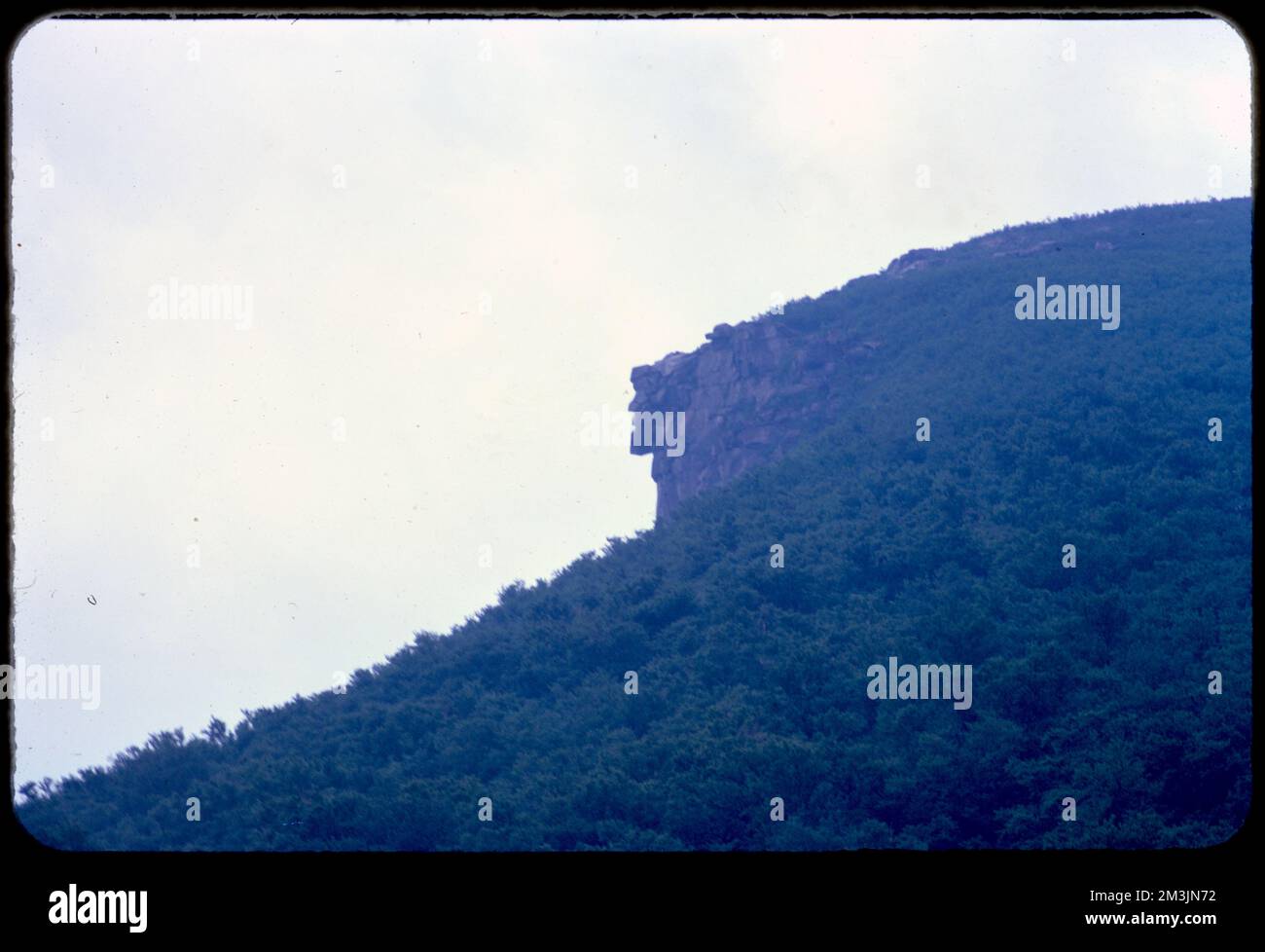 Old man of the Mountain, Cannon Mountain, New Hampshire, Felsformationen. Edmund L. Mitchell Kollektion Stockfoto