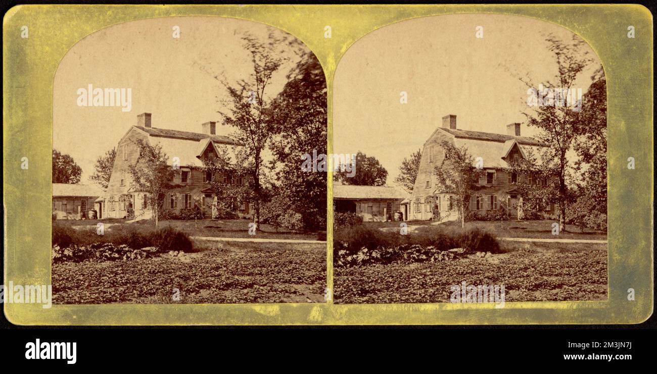 Der Alte Mann, Concord Mass. , Wohnungen Stockfoto