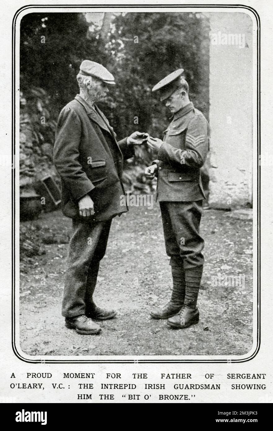 Ein stolzer Moment 1915 Stockfoto