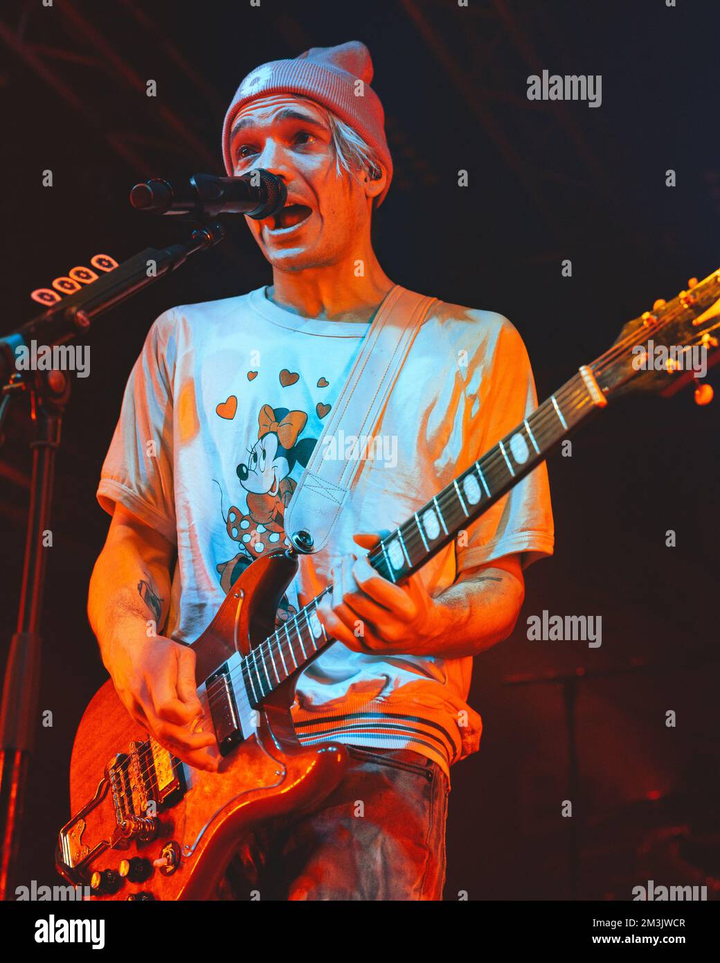 Mailand, Italien, 15.. Dezember 2022. Die amerikanische Hard-Rock-Band Badflower spielt live im Circolo Magnolia in Segrate, Mailand, Italien. Credits: Maria Laura Arturi/Alamy Live News Stockfoto