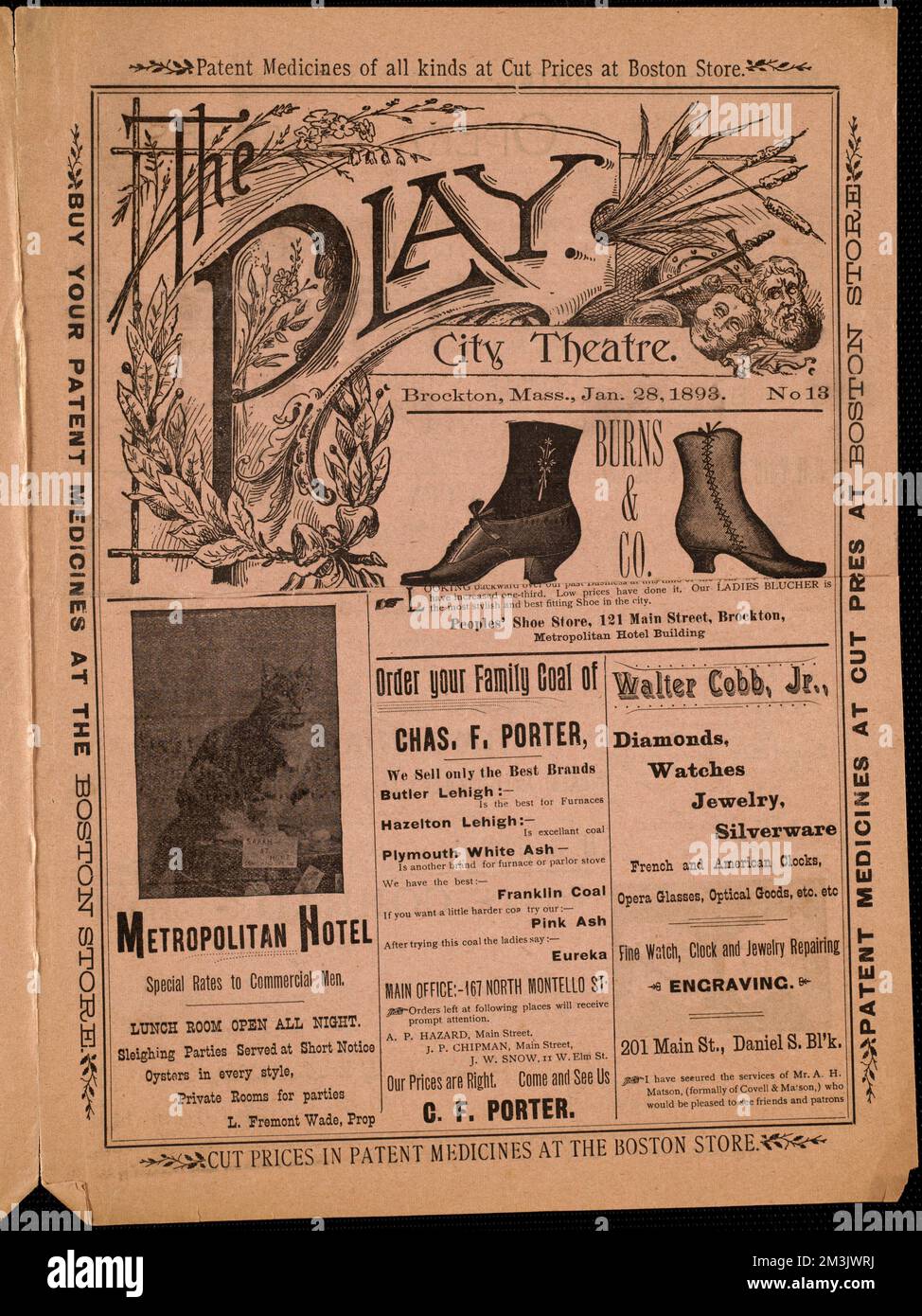 Ole Olson, Entertainment, Brockton Public Library Archival Collection Stockfoto