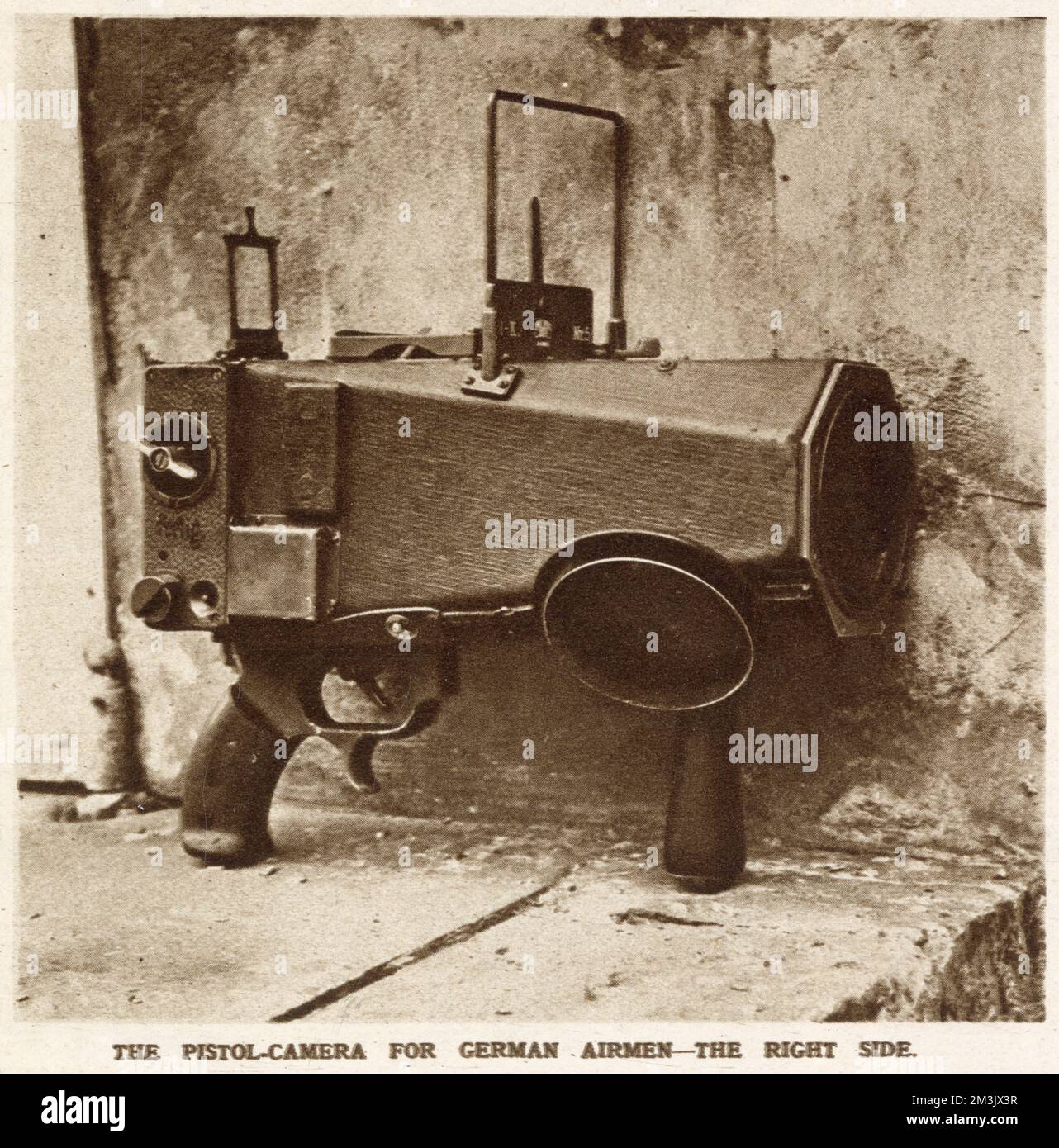 Eine deutsche Pistolenkamera 1916 Stockfoto