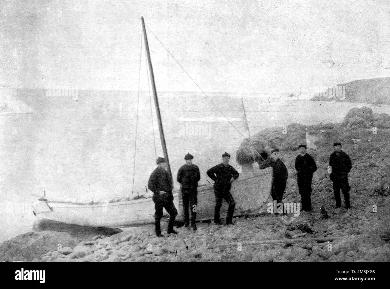 Jackson-Harmsworth Polarexpedition, Franz Josef Land, 1894- Stockfoto