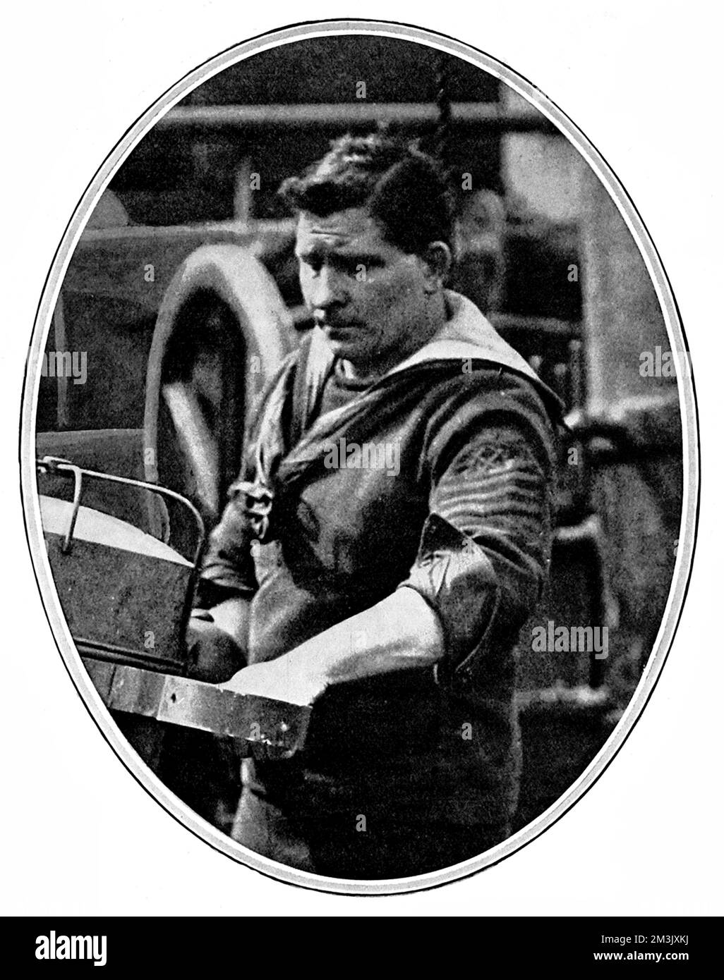 Petty Officer Edgar Evans, einer der Mitglieder von Robert Falcon Scotts unglücklicher Expedition zum Südpol von 1910-12. Stockfoto