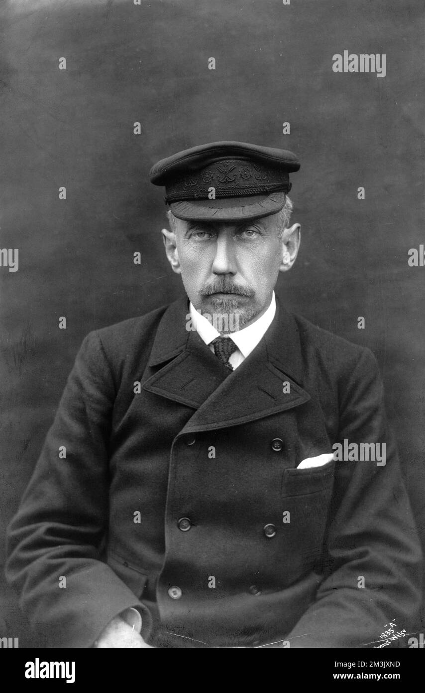 Roald Engelbreth Gravning Amundsen (1872 - 1928), norwegischer Forscher, der als erster Mann die Nordwestpassage navigierte und den Südpol erreichte. Datum: Ca. 1908 Stockfoto