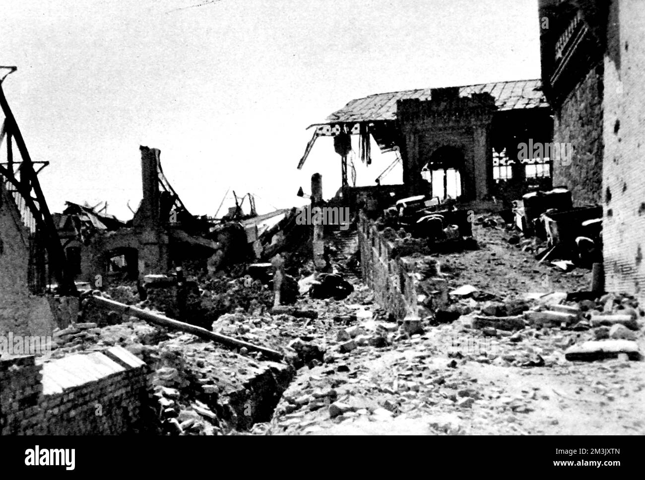 Die Kaserne des Alcazar, Toledo; spanischer Bürgerkrieg Stockfoto