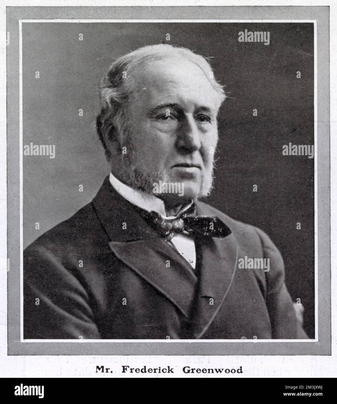 Frederick Greenwood (1830-1909), englischer Autor, Journalist und Publizist. Stockfoto