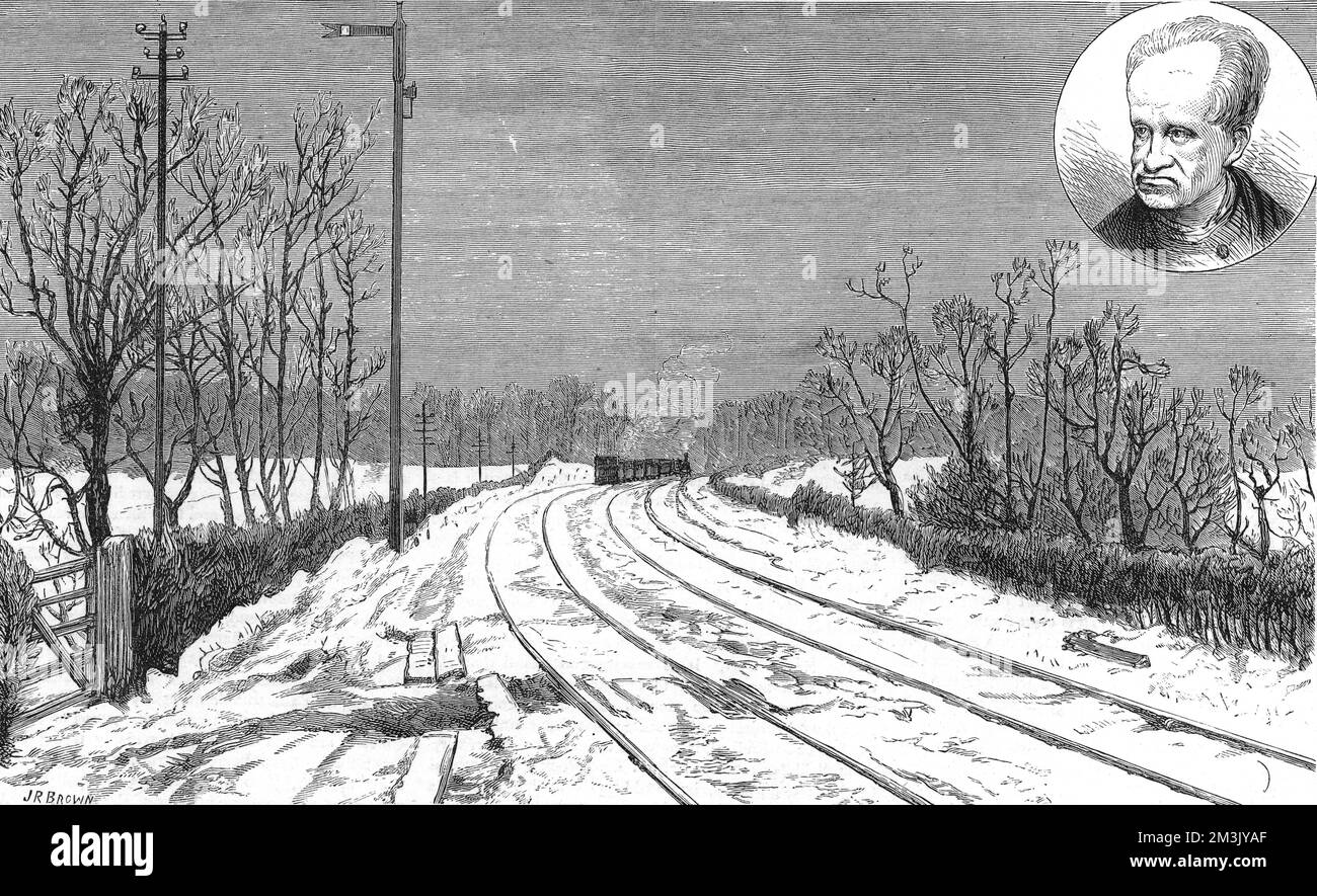 Der Bannerkreuz-Mord Stockfoto