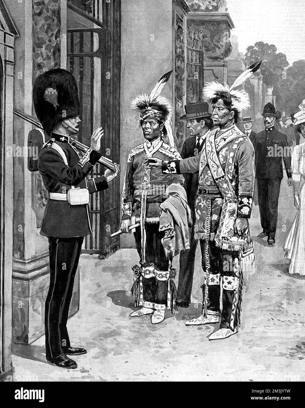 Sioux-Indianer Stockfoto