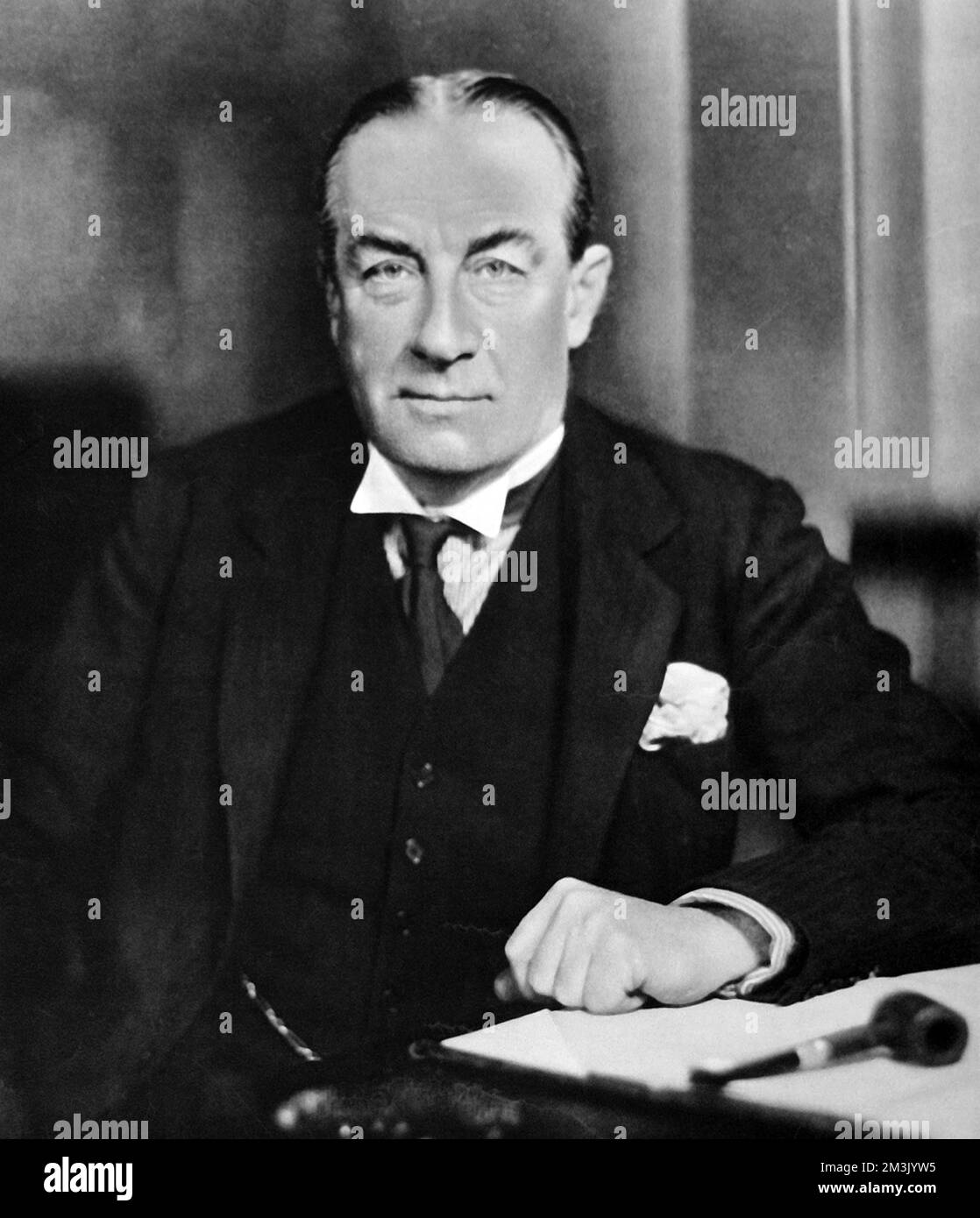 Stanley Baldwin, 1. Earl Baldwin of Bewdley (1867–1947). Stockfoto
