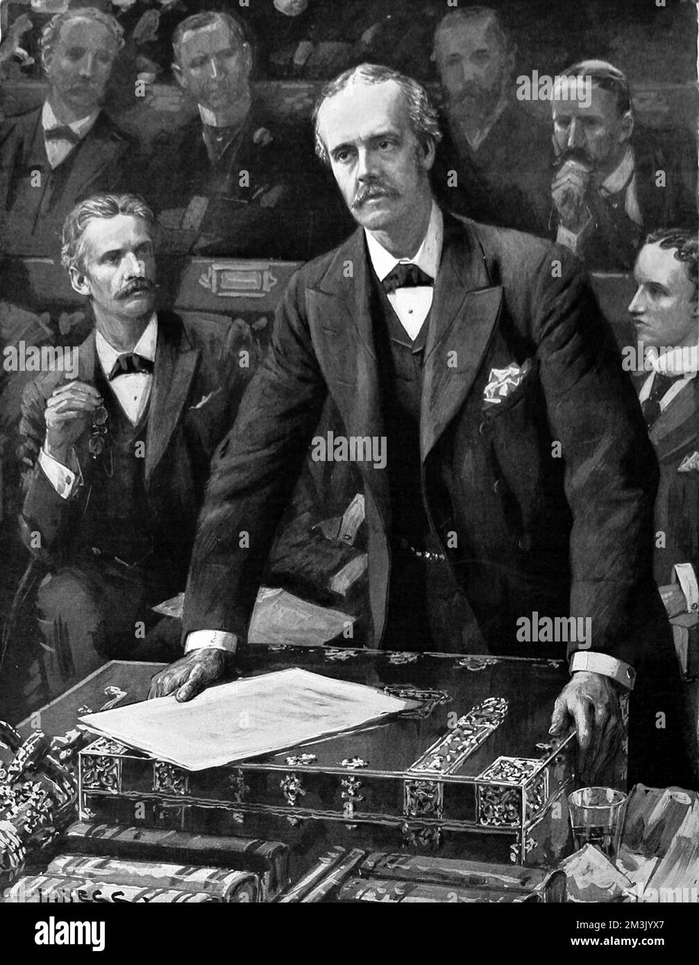Arthur James Balfour, 1 Graf von Balfour Stockfoto