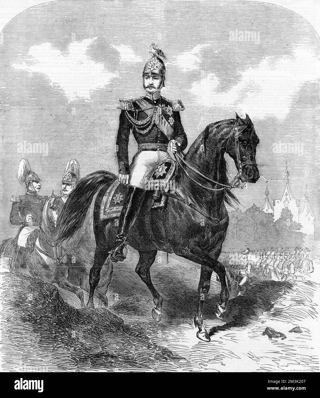Alexander II., der am 2. 1855. März Kaiser von Russland wurde. Datum: 1855 Stockfoto