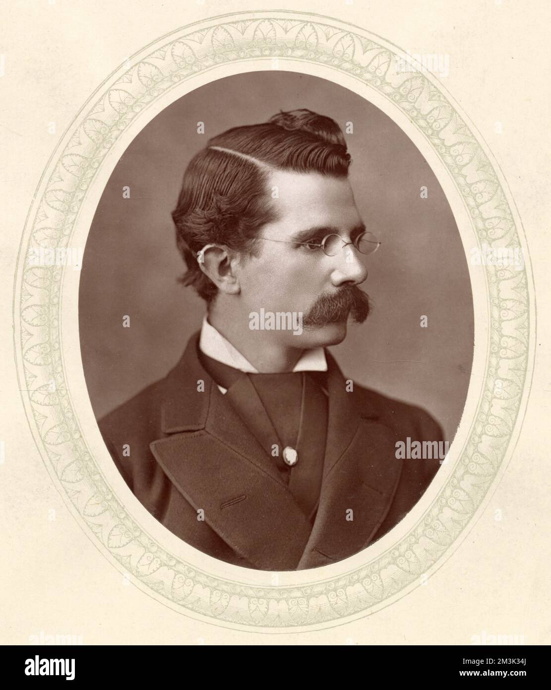 William Black (1841-1898), schottischer Journalist und Autor. Stockfoto