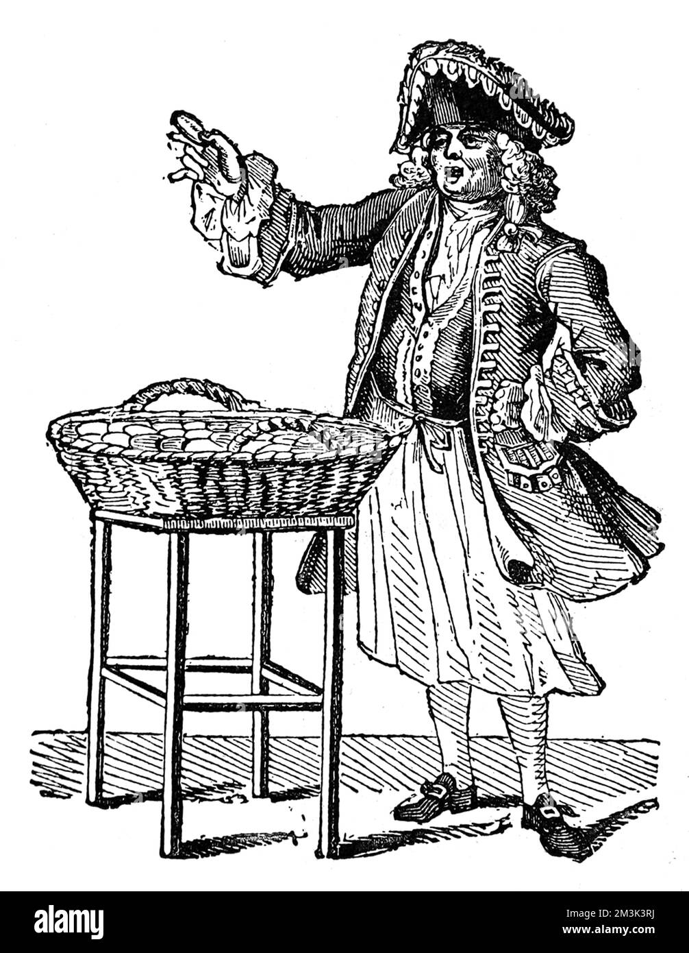 Lebkuchenverkäufer in Mayfair, London Stockfoto