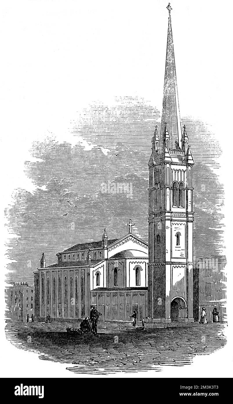 All Saints Church, Lambeth 1846 Stockfoto