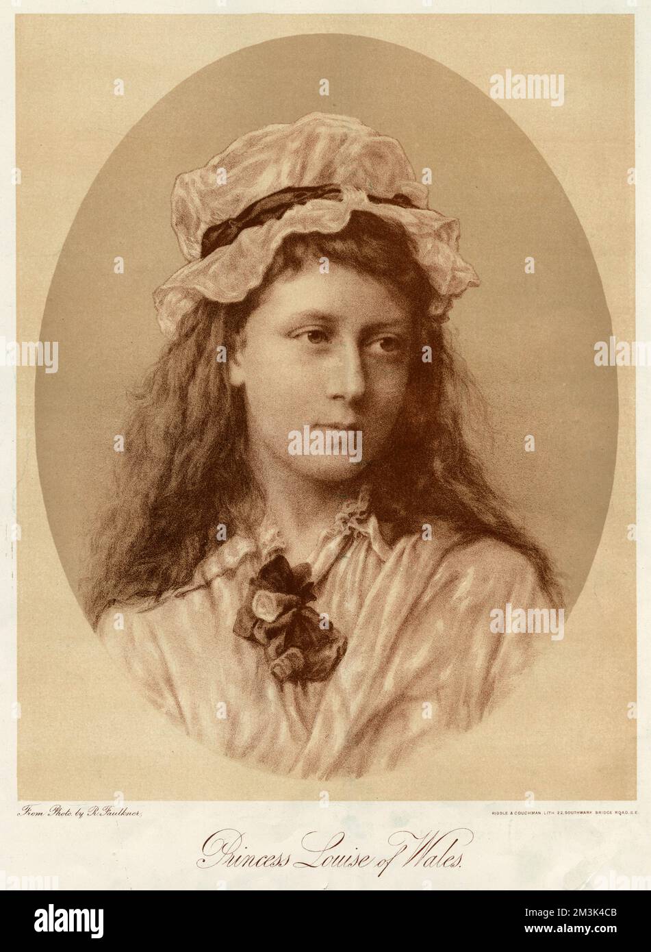 Prinzessin Louise von Wales (1867 - 1931), älteste Tochter von Edward, Prinz von Wales, im Alter von 17 Jahren. Datum: 1884 Stockfoto