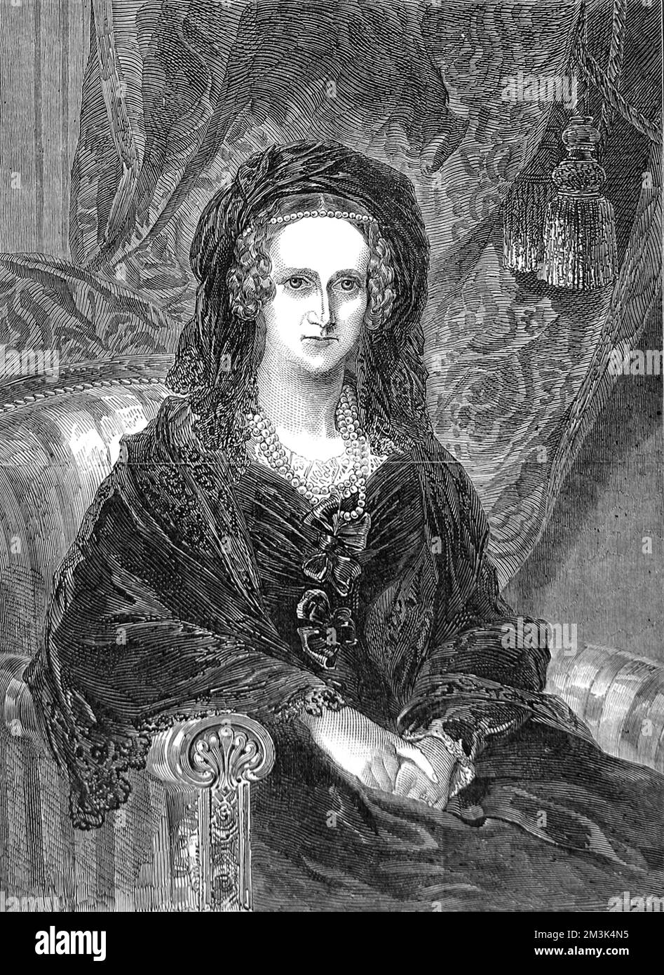 Königin Dowager Adelaide (1792-1849), die Gemahlin von König William IV Stockfoto