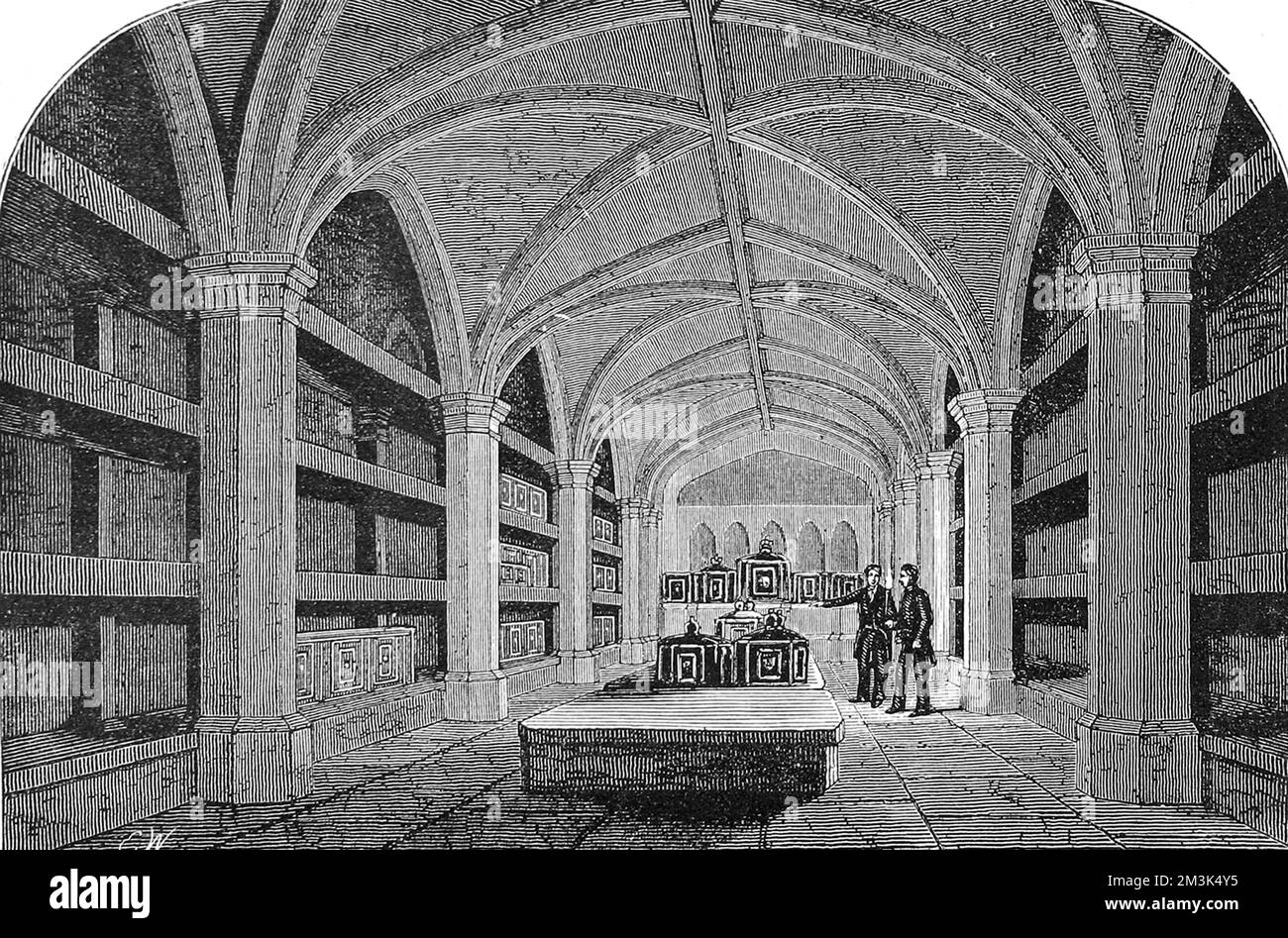 Das königliche Gewölbe, St. George's Chapel 1884 Stockfoto
