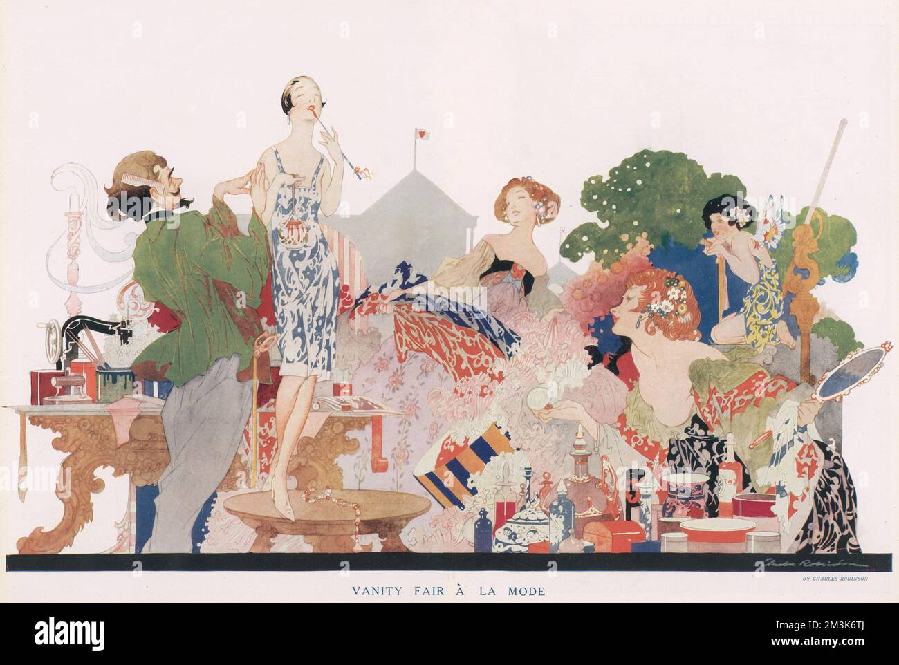 Vanity Fair A La Mode von Charles Robinson Stockfoto